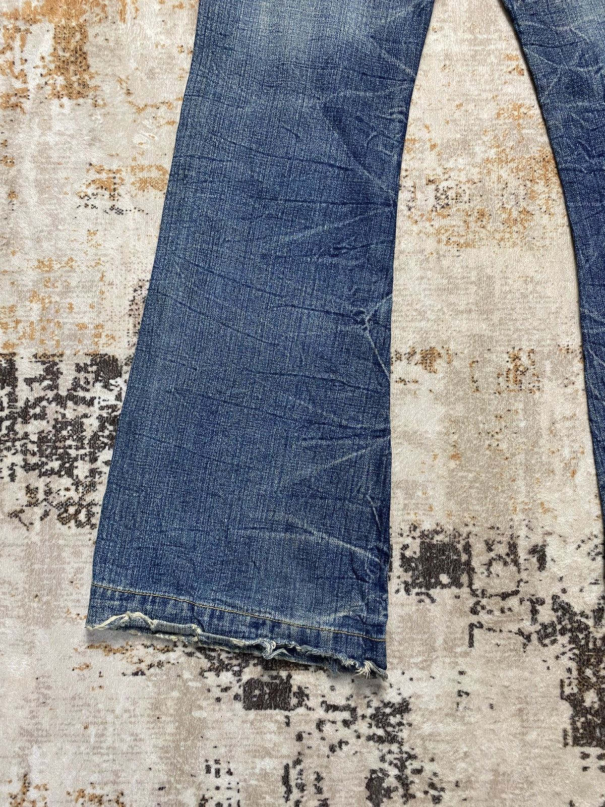 Hysteric Glamour Vintage Baggy Africa Taro Crack Mud Wash Size US 29 - 12 Thumbnail