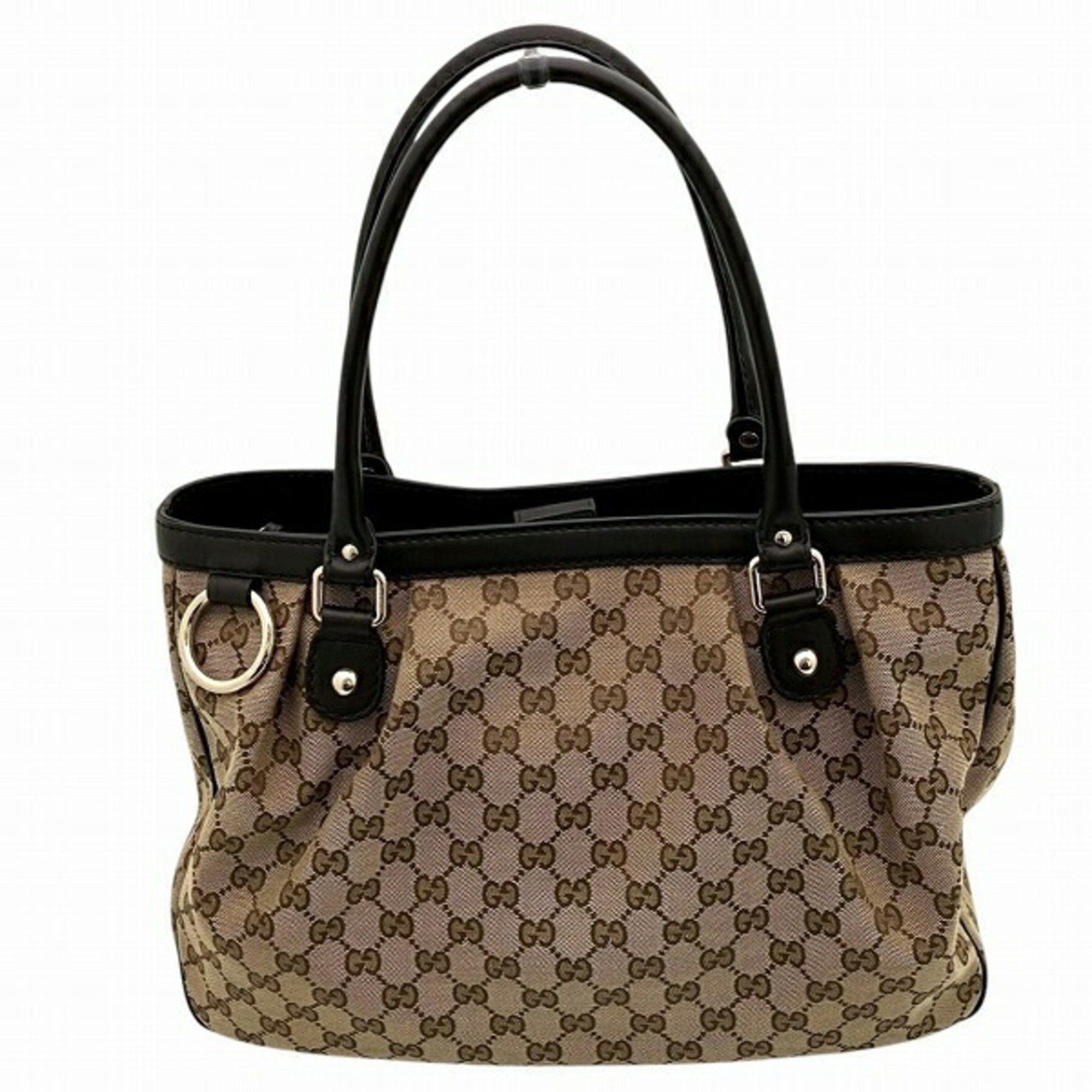 Gucci 296835 Sukey GG Pattern Bag Shoulder Tote For Women in Beige