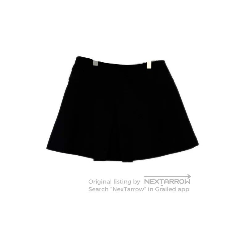 Louis Vuitton Louis Vuitton Black presbyopic leather button skirt Size 41" - 2 Thumbnail