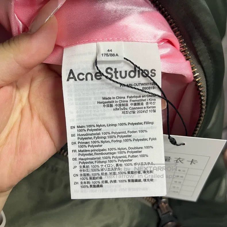 Acne Studios Acne Studios Logo Embroidered Baseball Collar Short Double Size US S / EU 44-46 / 1 - 4 Thumbnail