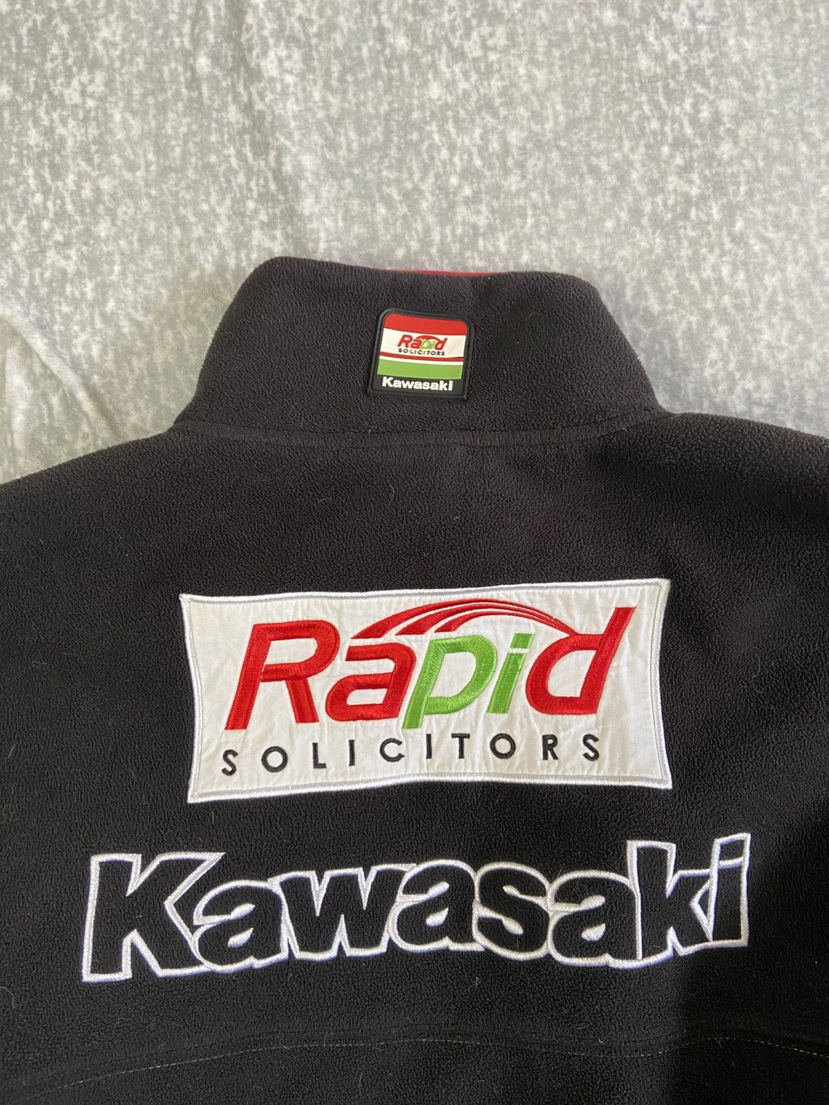 Other Vintage Kawasaki Rapid Solicitors Racing Fleese Jacket Size US S / EU 44-46 / 1 - 7 Thumbnail