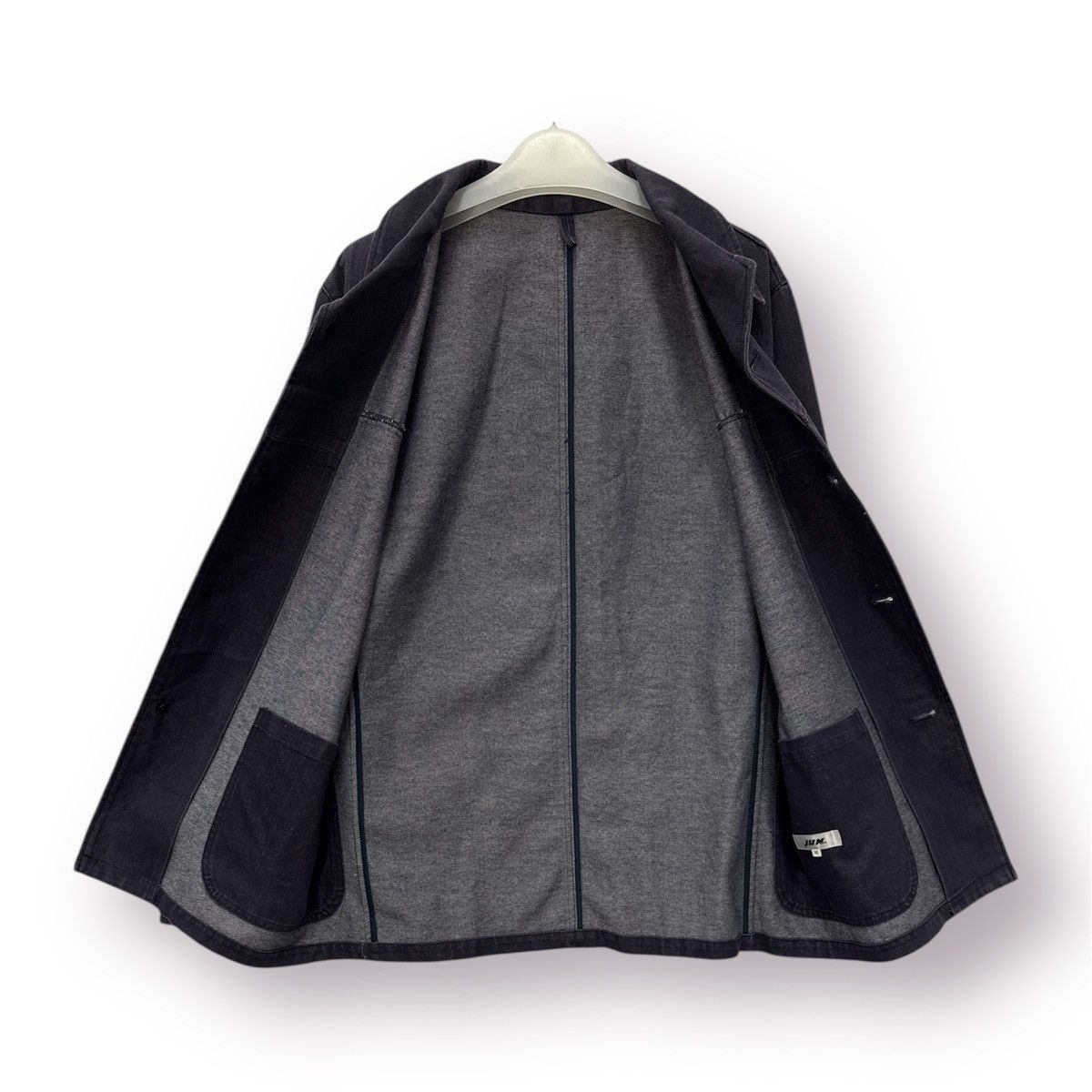 JUN MEN 🔥 JunMen French Workwear Men's Indigo Chore Jacket - M Size US S / EU 44-46 / 1 - 4 Thumbnail