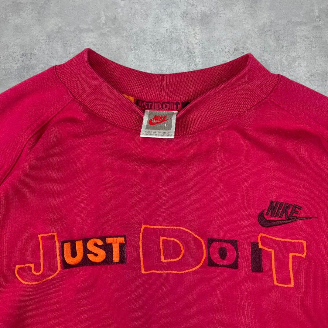 Nike Nike vintage 90's spellout crewneck Size US L / EU 52-54 / 3 - 4 Thumbnail