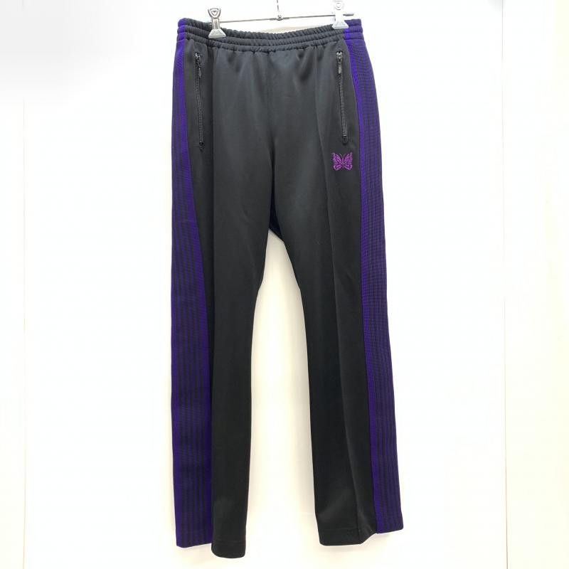 Needles Sweat Pants Logo Tape Side Zip Pocket Black Size US 26 / EU 42 - 1 Thumbnail