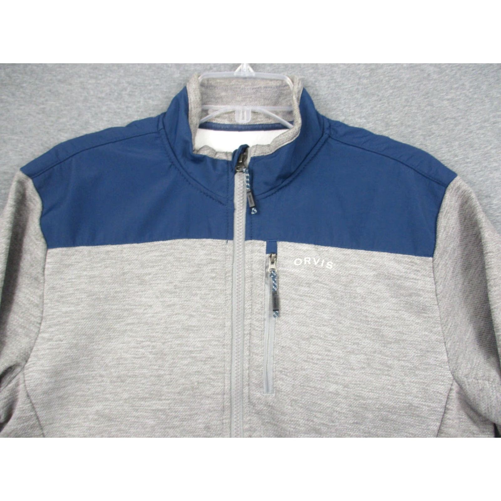 Orvis Orvis Jacket Blue L Men Fleece Lined Full Zip Mock Neck Colorblock Size US L / EU 52-54 / 3 - 3 Thumbnail