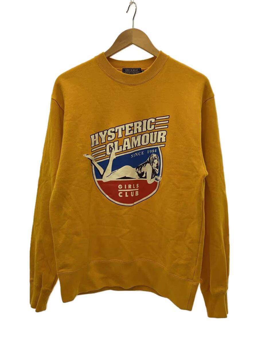 トップス Hysteric Glamour orange print sweat Hysteric Glamour Hysteric Glamour Cotton Sweatshirt Orange
