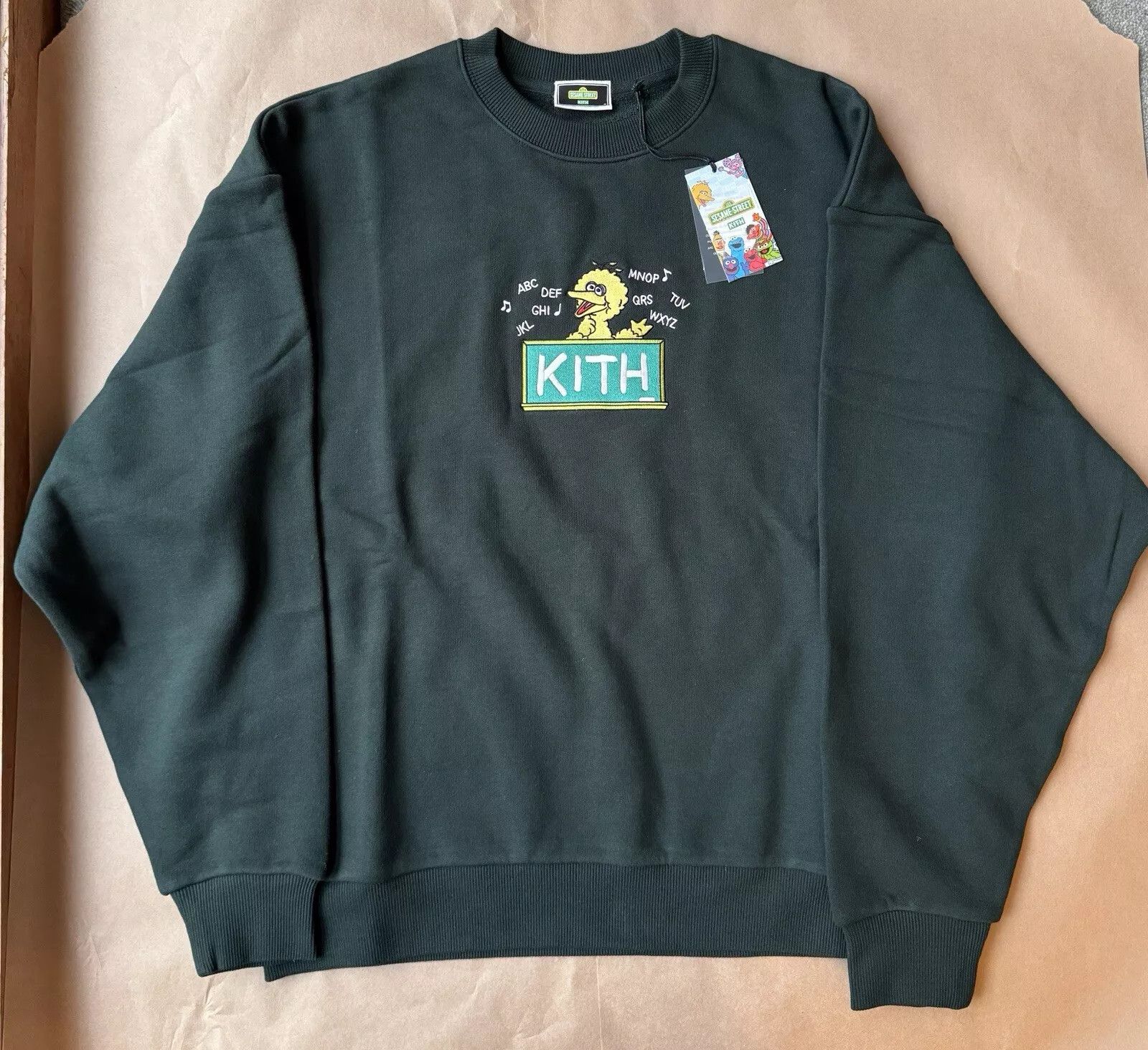 Kith KITH x Sesame Street - Big Bird Nelson Sweatshirt Green Size US M / EU 48-50 / 2 - 1 Thumbnail
