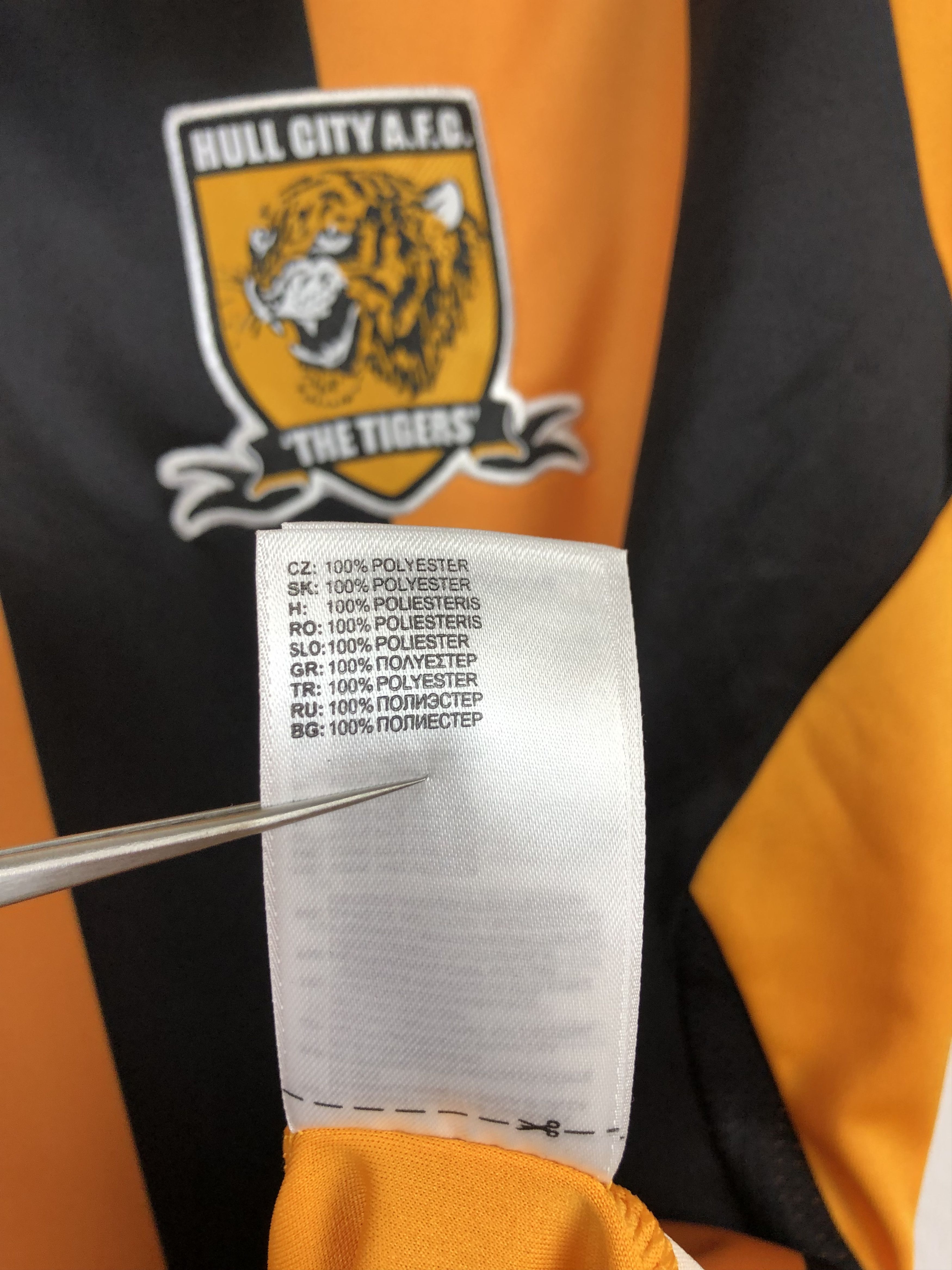 Adidas Hull City football shirt 2011 Soccer Adidas Jersey Rare New Size US M / EU 48-50 / 2 - 14 Thumbnail