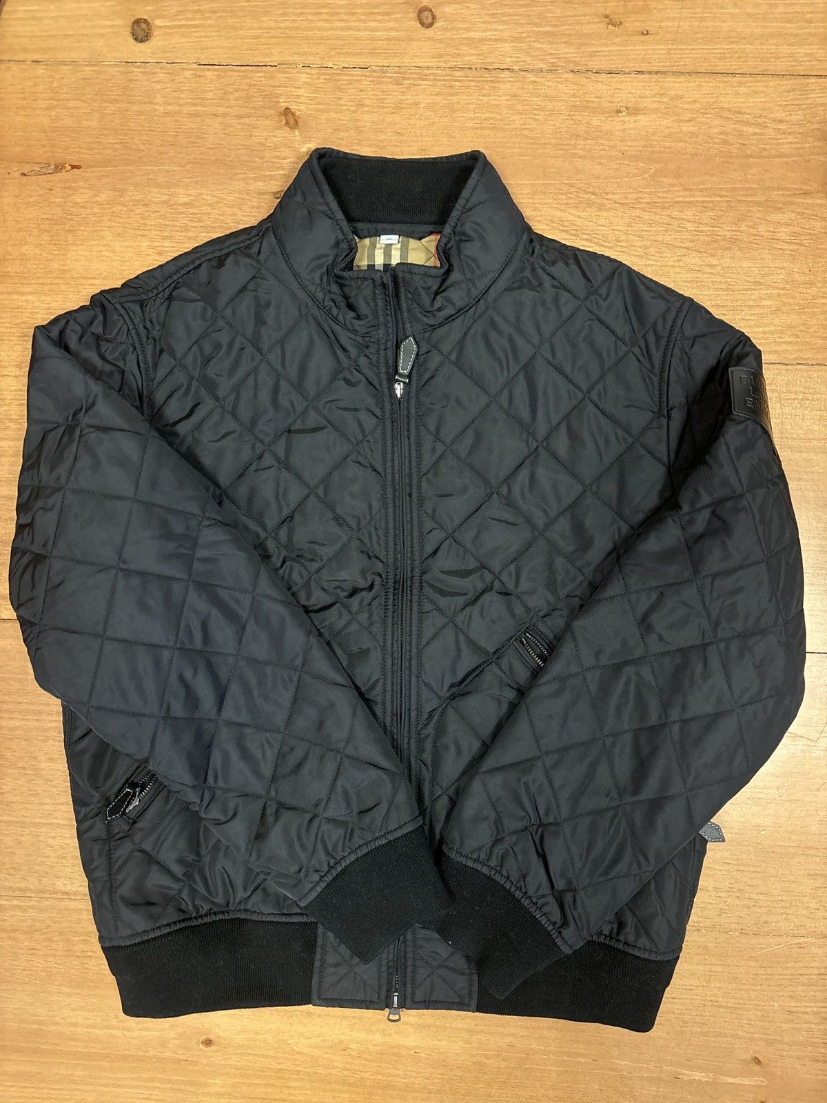 Burberry Burberry Quilted Bomber Jacket Size US M / EU 48-50 / 2 - 1 Thumbnail