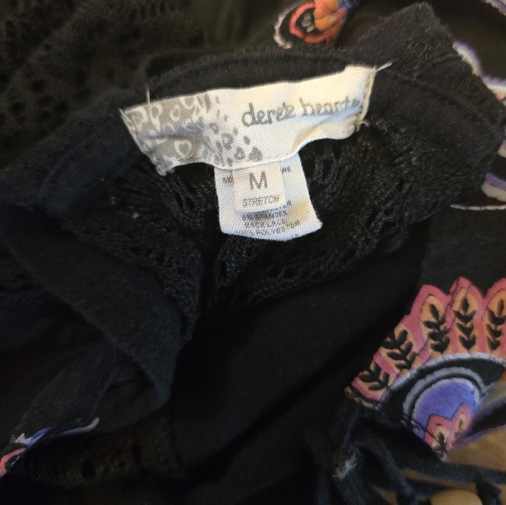 Designer Black Pastel Detailed DH Racerback Size M / US 6-8 / IT 42-44 - 3 Thumbnail