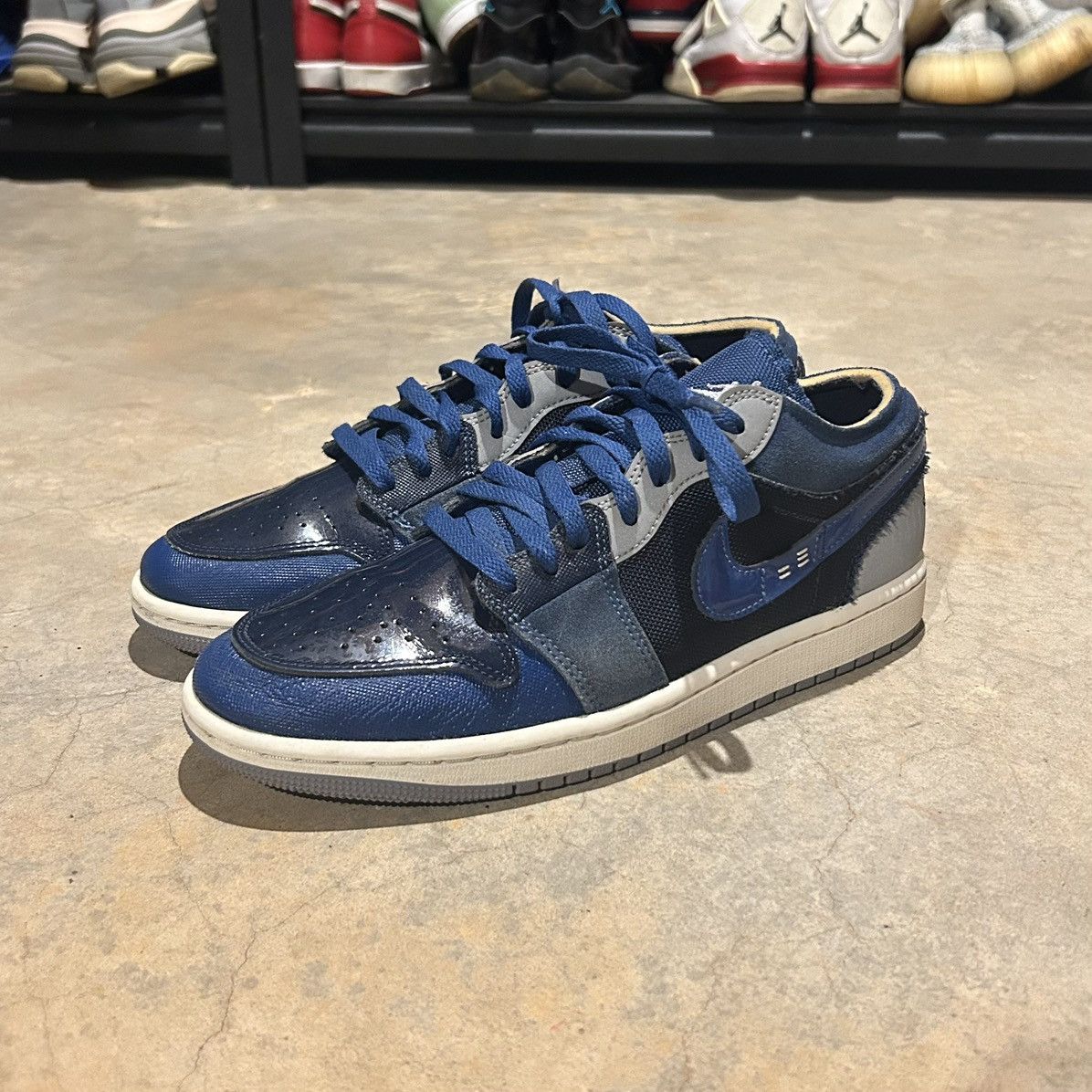 Jordan Brand × Nike Air Jordan 1 Low SE Craft Obsidian Blue 2022 US 8 Size US 8 / EU 41 - 3 Thumbnail