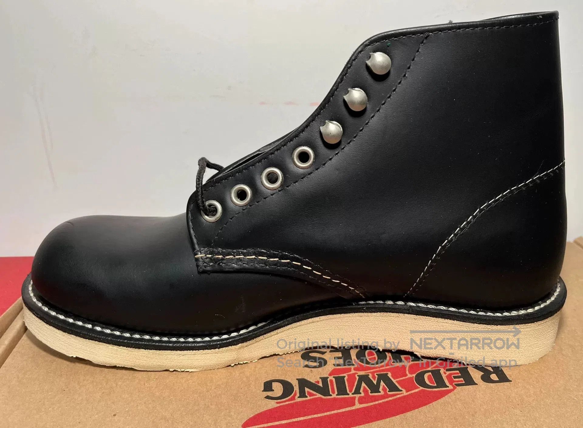 Red Wing Redwing 8165 Work Boots. Size US 5.5 / EU 38 - 5 Thumbnail