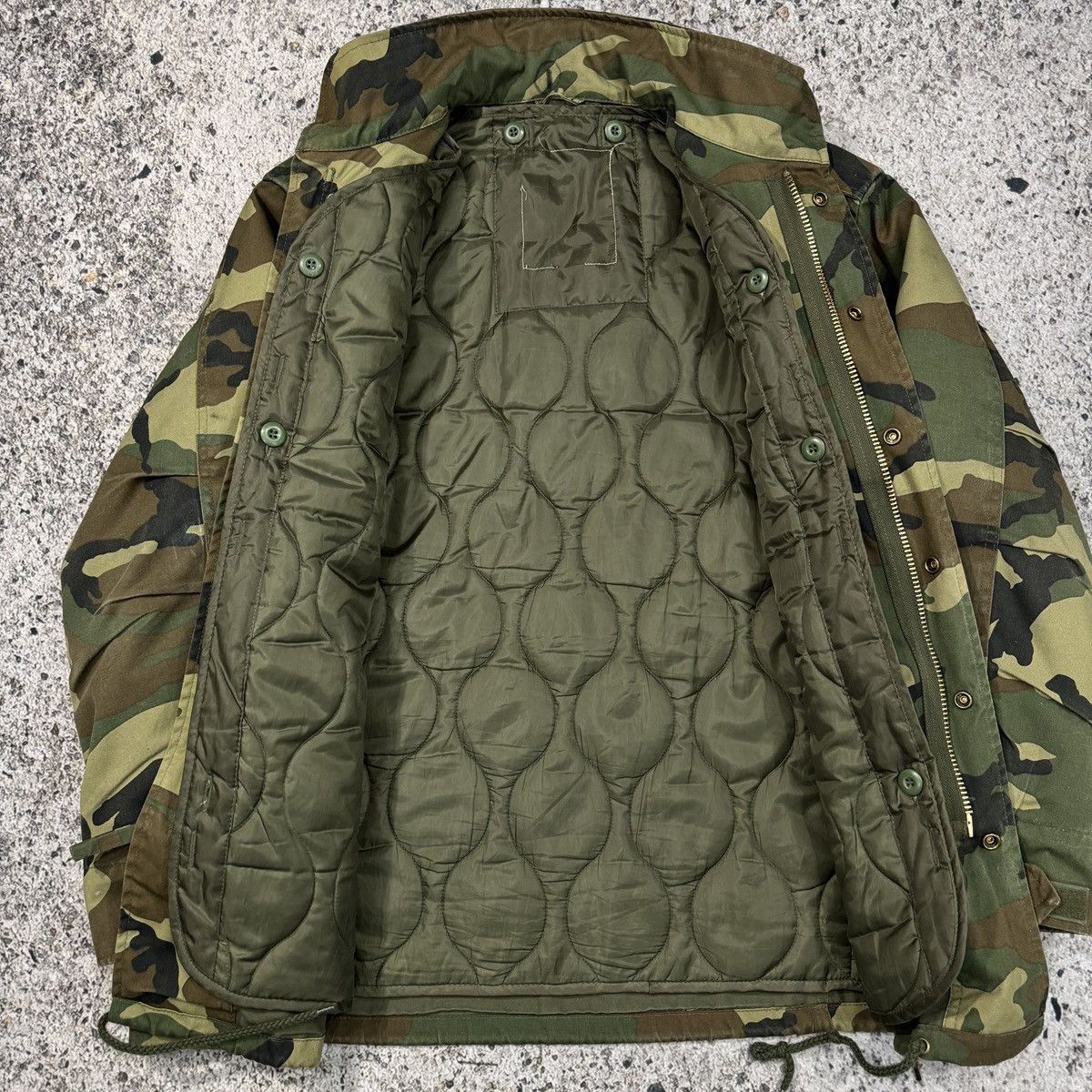 Vintage Vintage Heavyweight Camo Parka Jacket ERD Grunge Chrome Size US L / EU 52-54 / 3 - 8 Thumbnail
