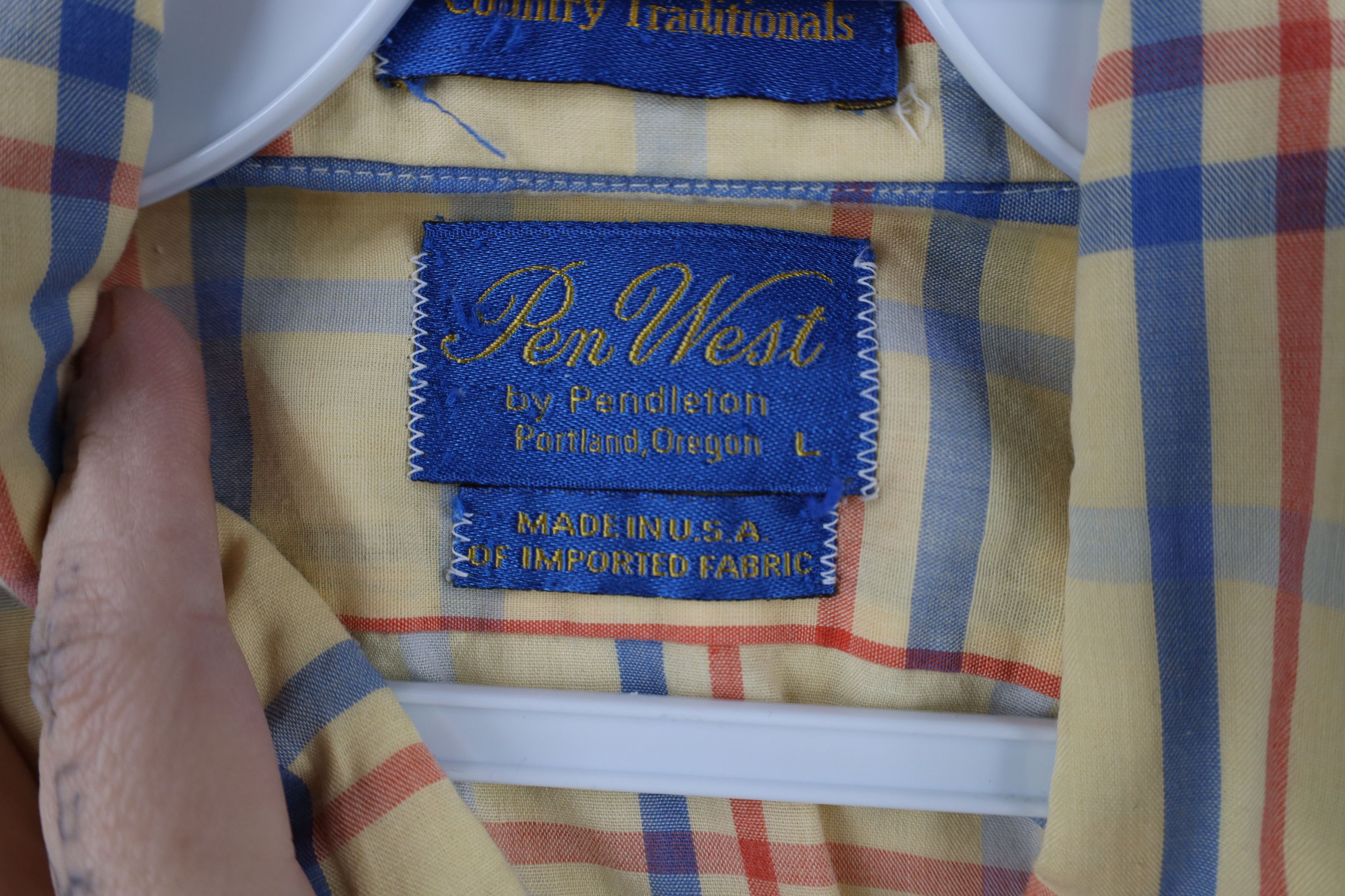 Pendleton × Vintage Vintage 90s Pendleton Pen West Western Button Down Shirt USA Size US L / EU 52-54 / 3 - 9 Thumbnail
