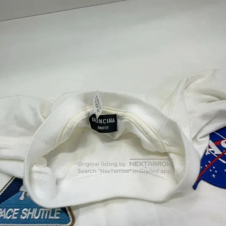 Balenciaga NASA Collaboration Oversized White T.