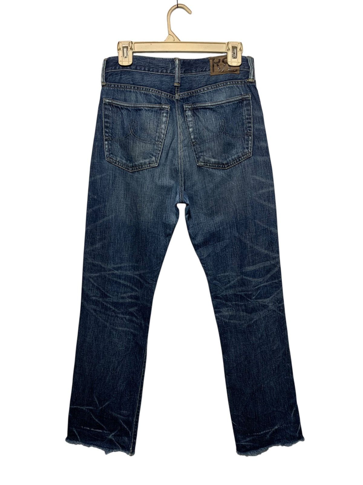 RRL Ralph Lauren RRL distressed raw hem selvedge jeans Size US 28 / EU 44 - 9 Thumbnail