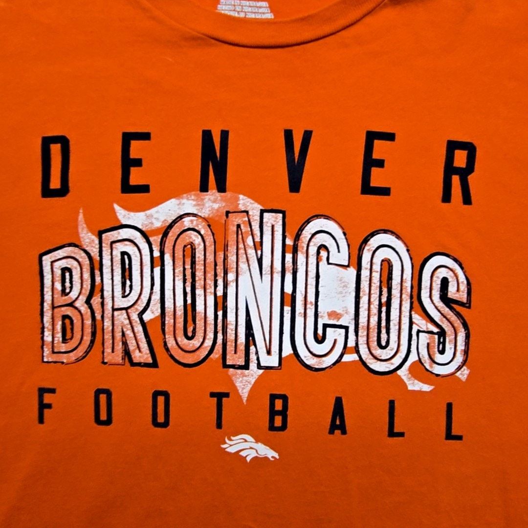 NFL Denver Broncos Football Shirt NFL Orange Graphic Tee 2XL Size US XXL / EU 58 / 5 - 2 Thumbnail