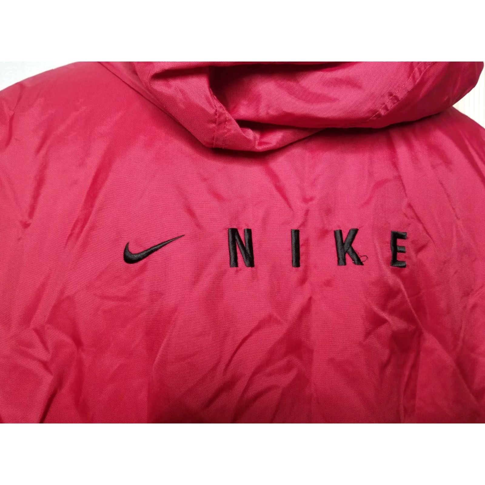 Nike VINTAGE Nike Jacket 2XL Mens Reversible Full Zip Hoodie Red Grey 90s Tag White NIKE Size US XXL / EU 58 / 5 - 3 Thumbnail