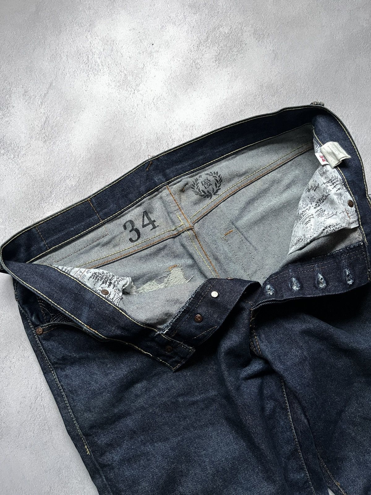 RMC Jeans Vintage rare red monkey company jeans Size US 34 / EU 50 - 8 Thumbnail
