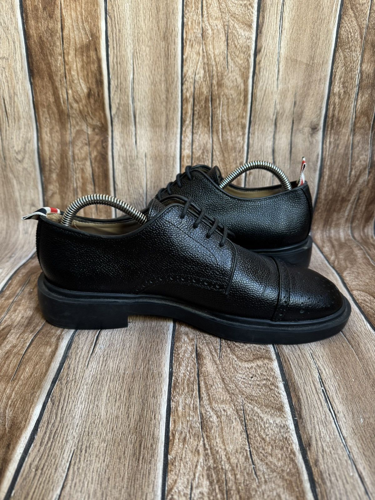 Designer × Thom Browne Pebble grain lightweight rubber sole derby Size US 7 / EU 40 - 10 Thumbnail