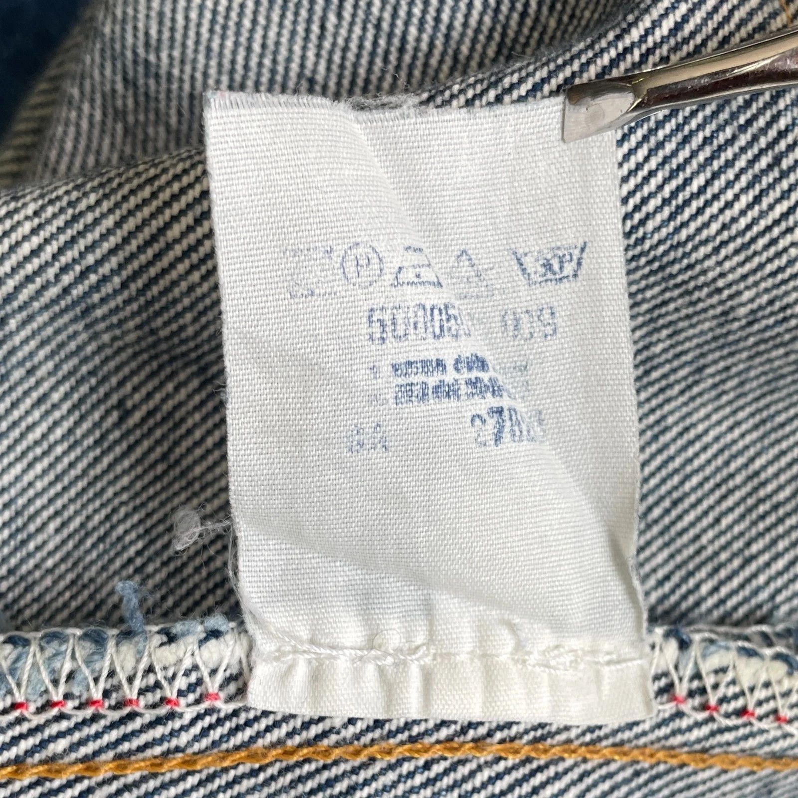 Helmut Lang HELMUT LANG Prototype S/Summer 1997 Denim Size US 29 - 8 Thumbnail