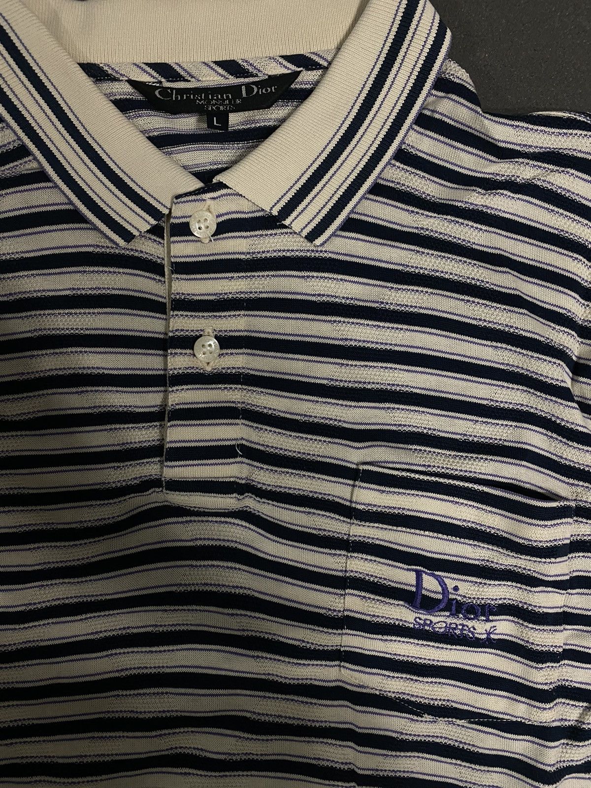 Christian Dior Monsieur × Dior Sports Dior Poloshirt Size US L / EU 52-54 / 3 - 2 Thumbnail