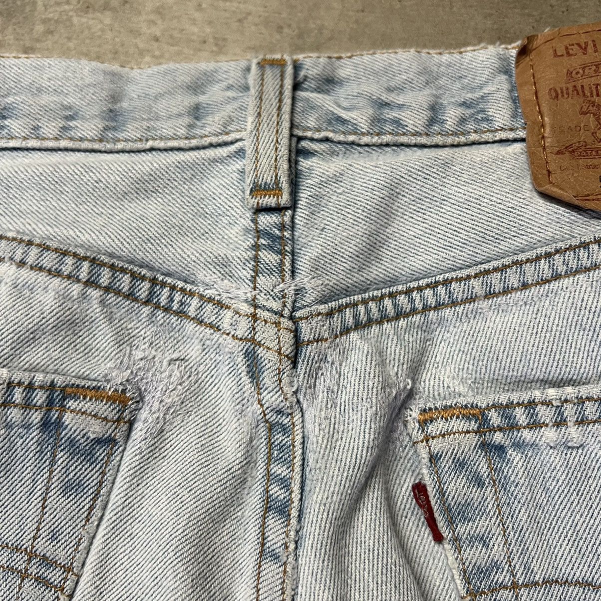 Levi's × Levi's Vintage Clothing × Vintage Vintage 90’s Levi’s 501 🇺🇸 Straight-Leg Women’s Denim Jeans Size 29" - 4 Thumbnail