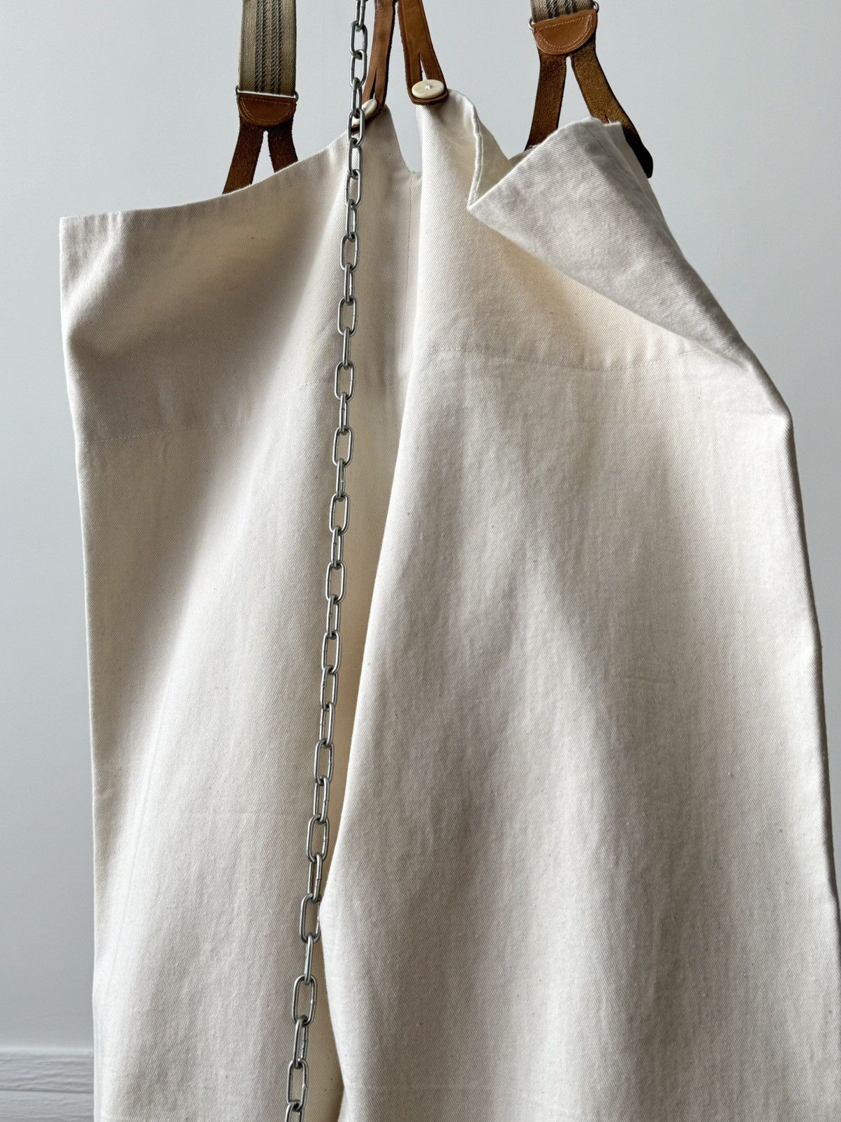 Japanese Brand ≈1960s Vintage European Workwear Front Flap Cropped Trousers Size US 34 / EU 50 - 8 Thumbnail