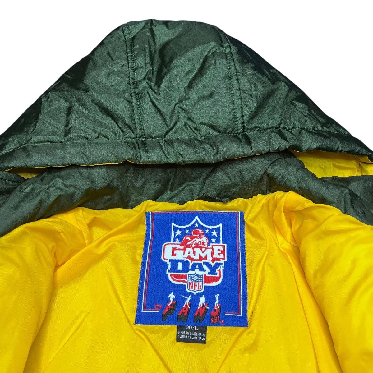 NFL 1990s NFL Green Bay Packers Game Day Spell Out Puffer Jacket Size US L / EU 52-54 / 3 - 5 Thumbnail