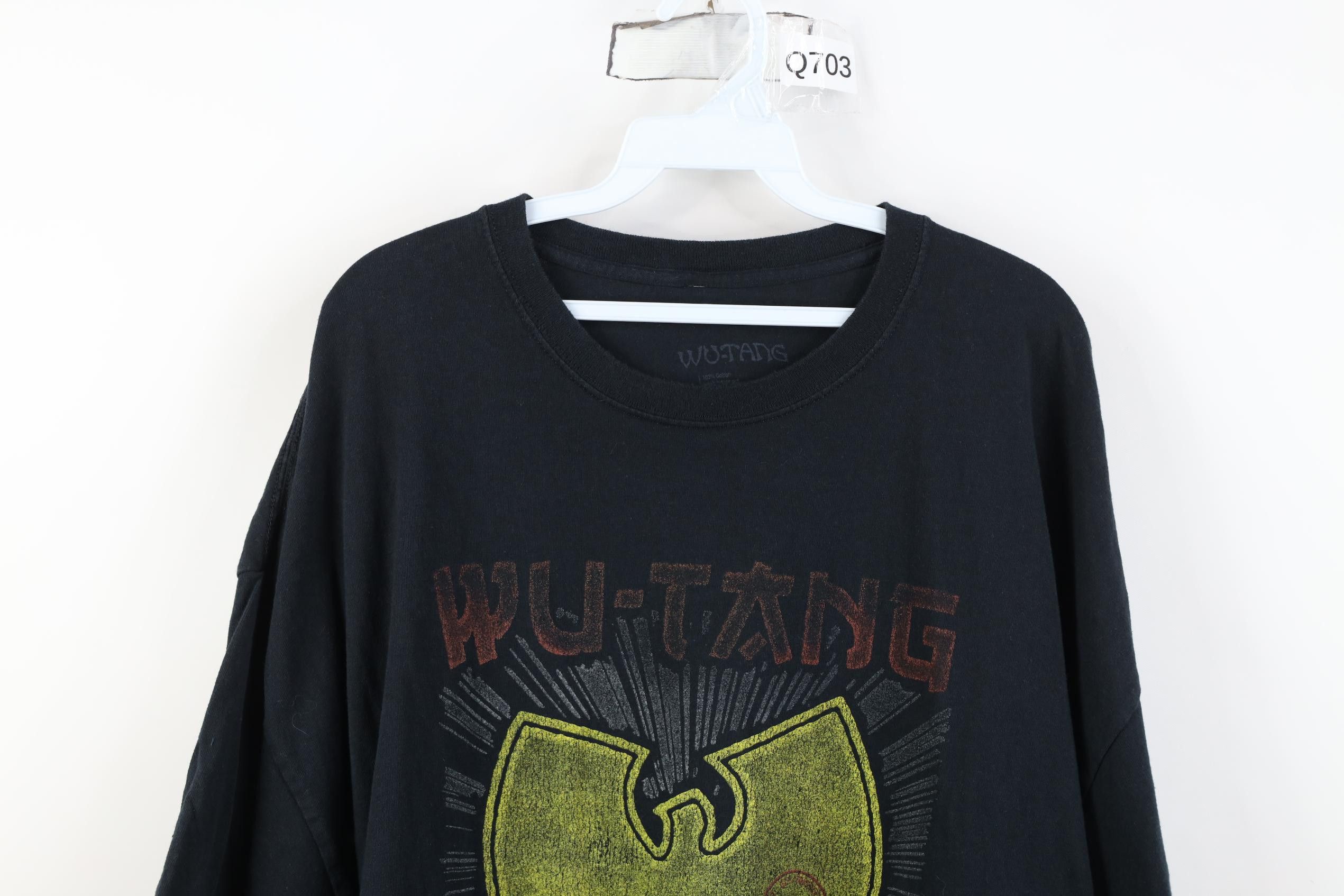 Vintage Retro Y2K 1993 Tour Wu Tang Clan Rap Hip Hop Band T-Shirt Size US XXL / EU 58 / 5 - 2 Thumbnail