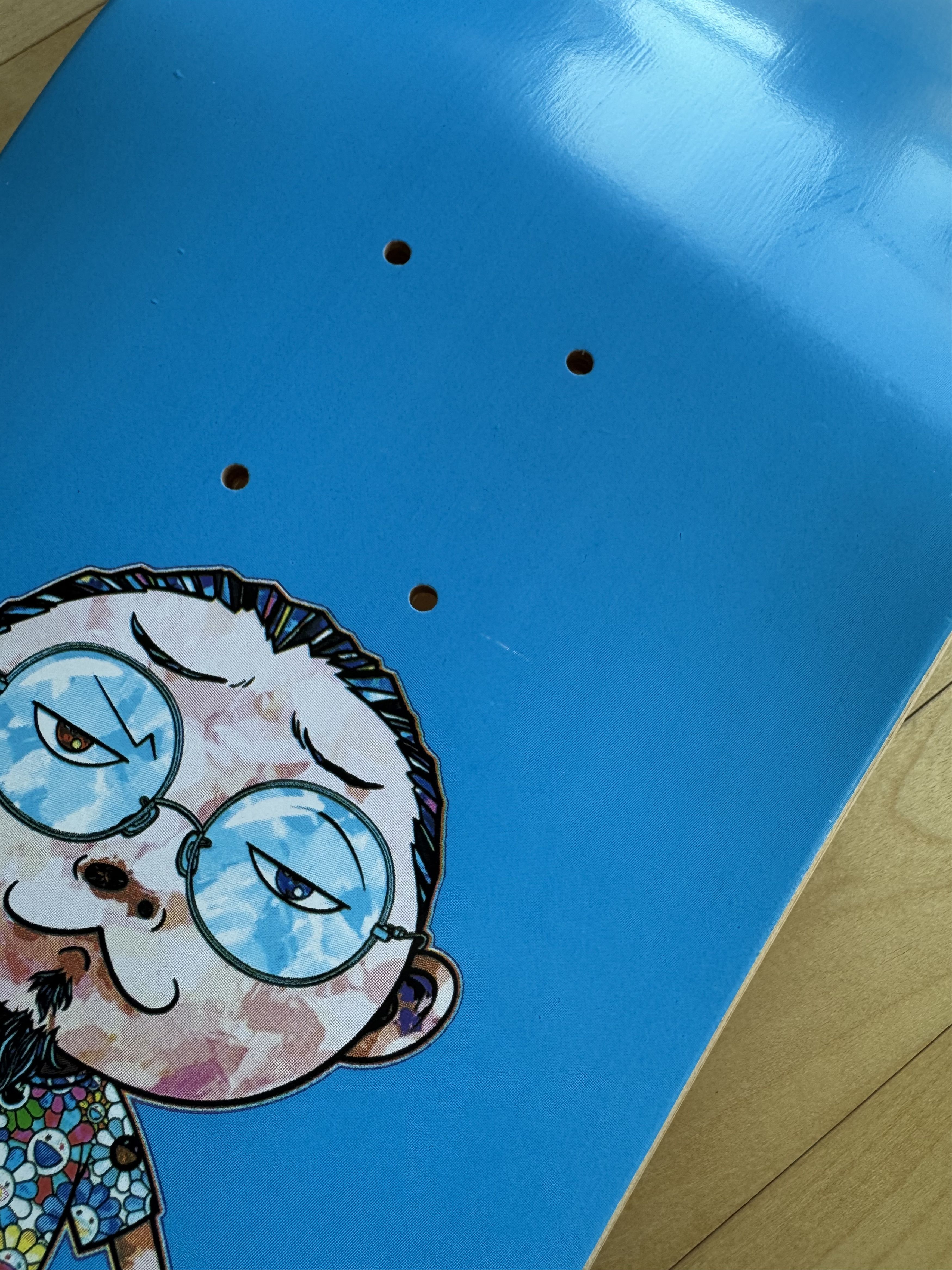Takashi Murakami × Vans SIGNED Authentic Takashi Murakami Vans Blue Art Skateboard Size ONE SIZE - 6 Thumbnail