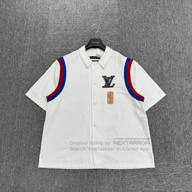 Louis Vuitton Louis Vuitton LV NBA Collaboration Leather Patch Letter Sho Size US XXL / EU 58 / 5 - 1 Thumbnail