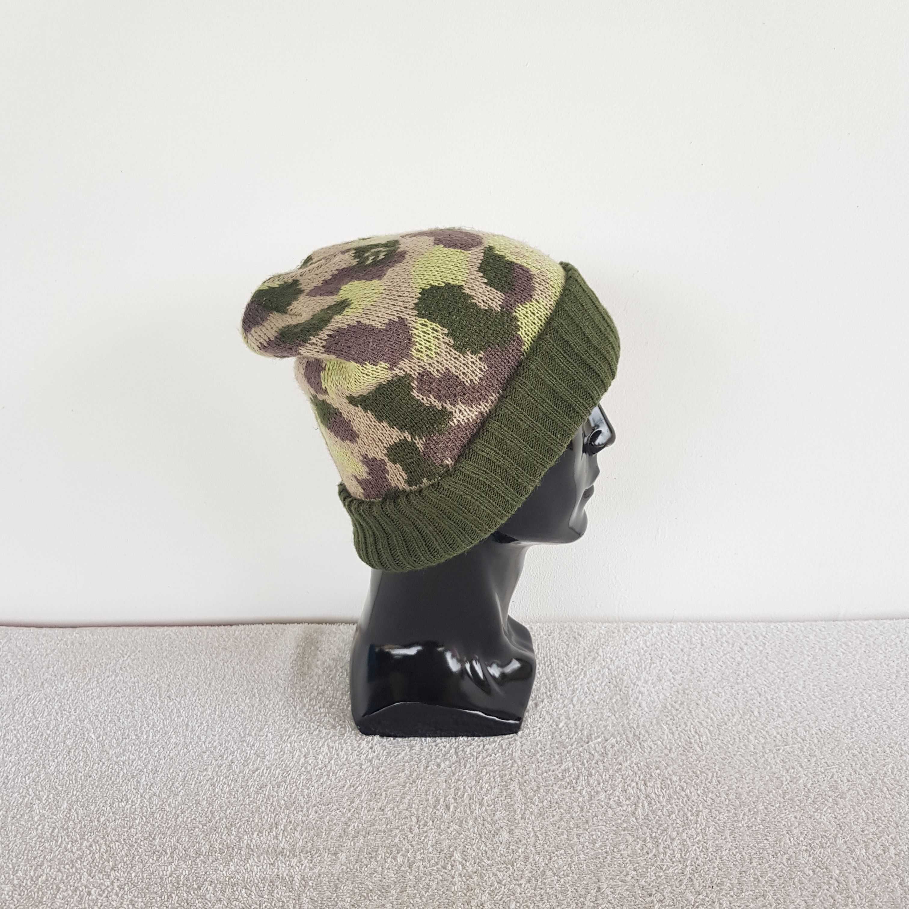 Other Vintage B Room Camouflage Beanie Ribbed Knit Snow Caps Hats Size ONE SIZE - 3 Thumbnail