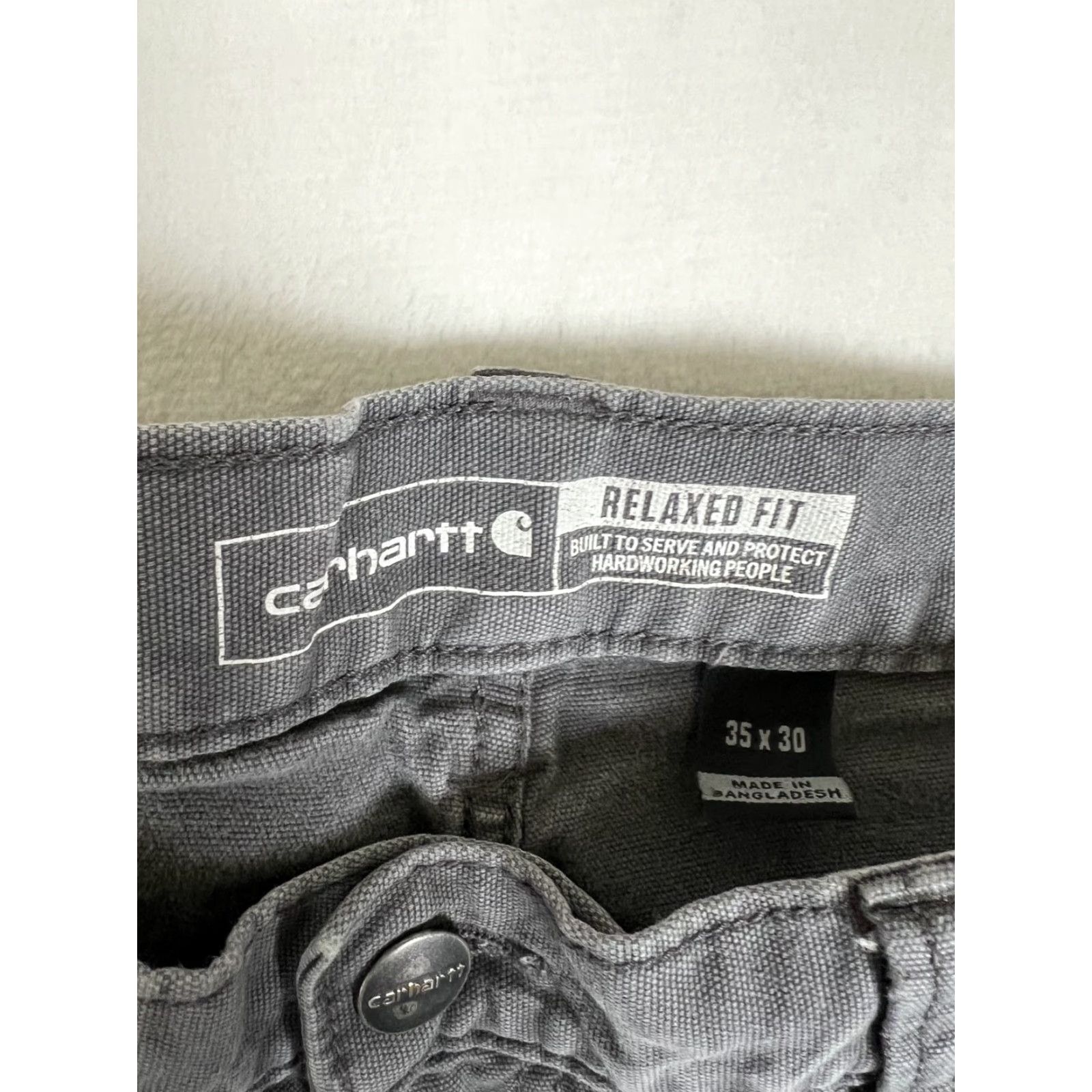 Dickies VINTAGE Dickies Carpenter Pants Gray 34x30 Workwear 90s Grunge USA Mens Straight Pants Size US 34 / EU 50 - 5 Thumbnail
