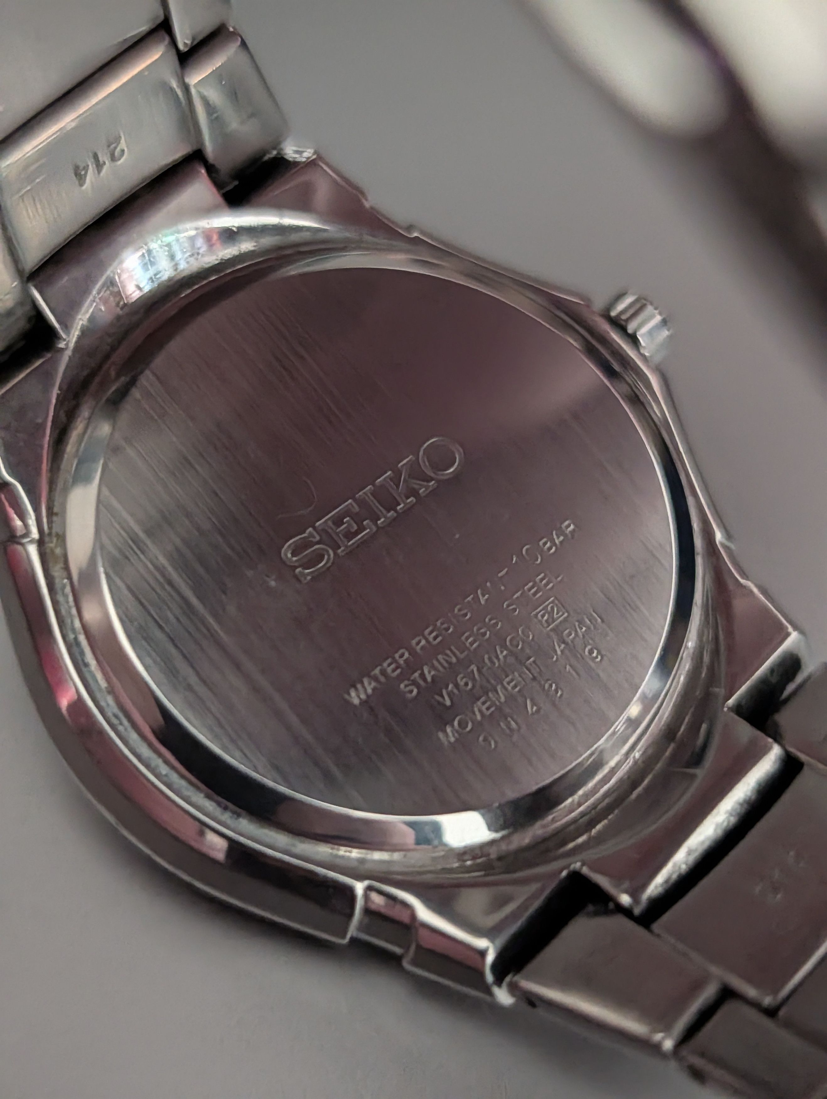 Seiko Seiko Solar 100M Date Complication Black Dial Watch Size ONE SIZE - 9 Thumbnail
