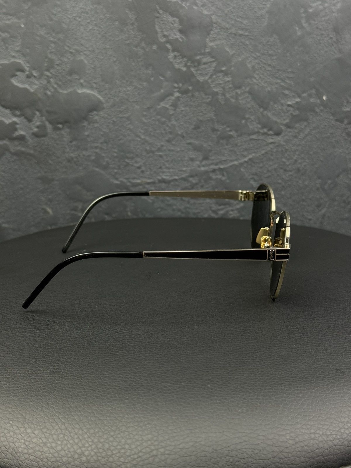 Saint Laurent Paris SAINT LAURENT Sunglasses SL M62 003 Gold/Gray Size ONE SIZE - 3 Thumbnail