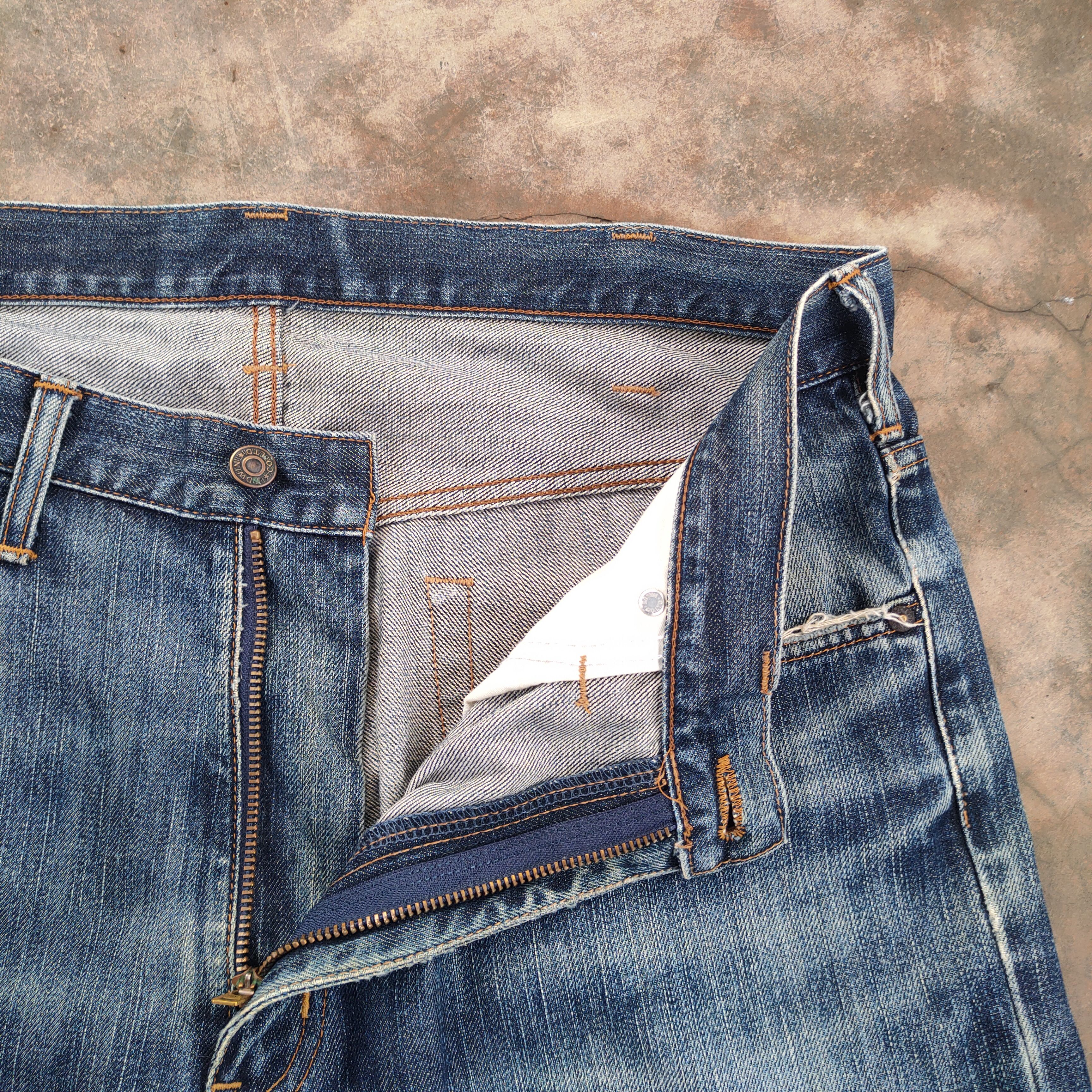 Edwin × Jean VINTAGE EDWIN FADED DISTRESSED DENIM JEANS PANTS Size US 38 / EU 54 - 11 Thumbnail