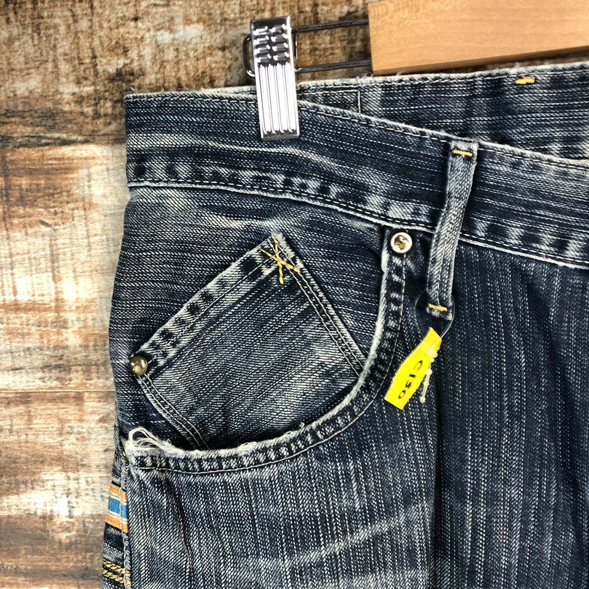 Edwin DLL Edwin Blue Distressed Denim Pants #C130 Size US 32 / EU 48 - 7 Thumbnail