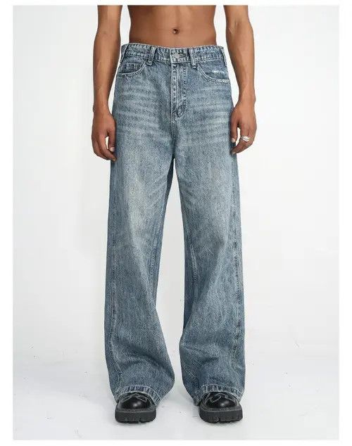Jean y2k faded washed flared jeans Size US 32 / EU 48 - 8 Thumbnail
