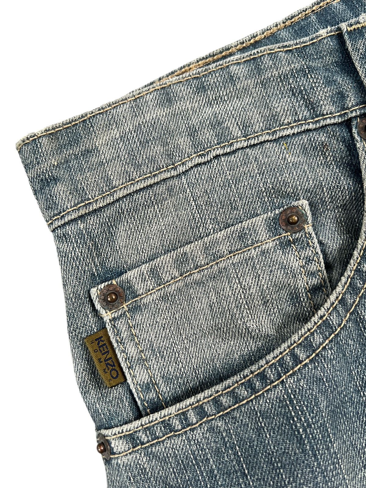 Japanese Brand Kenzo Homme Reworked Denim Size US 34 / EU 50 - 5 Thumbnail
