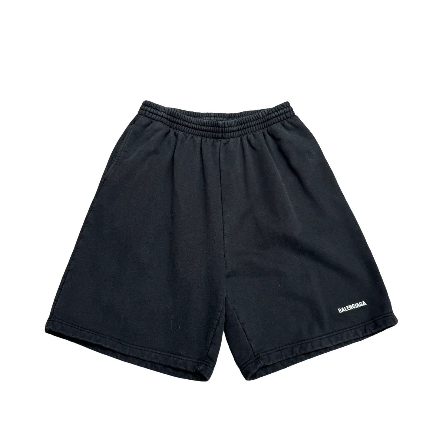 Balenciaga Balenciaga Embroidered Logo Shorts Size XS Size US 28 / EU 44 - 1 Thumbnail