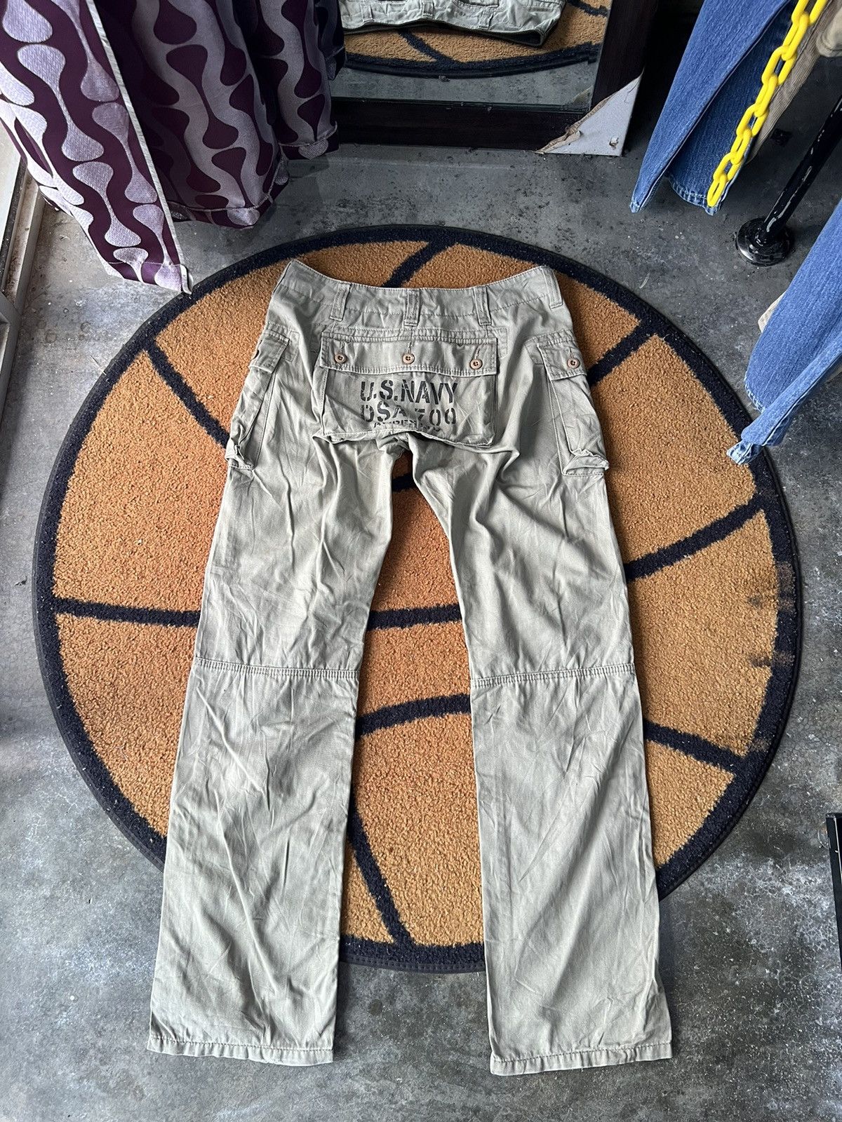🔥Rare Avirex US Navy Monkey Cargo Pant