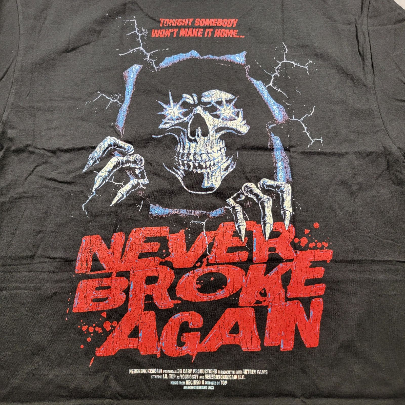 NBA Young Boy Never Broke Again Won't Make Home Tee Black Sz 3XL Size US XXL / EU 58 / 5 - 4 Thumbnail