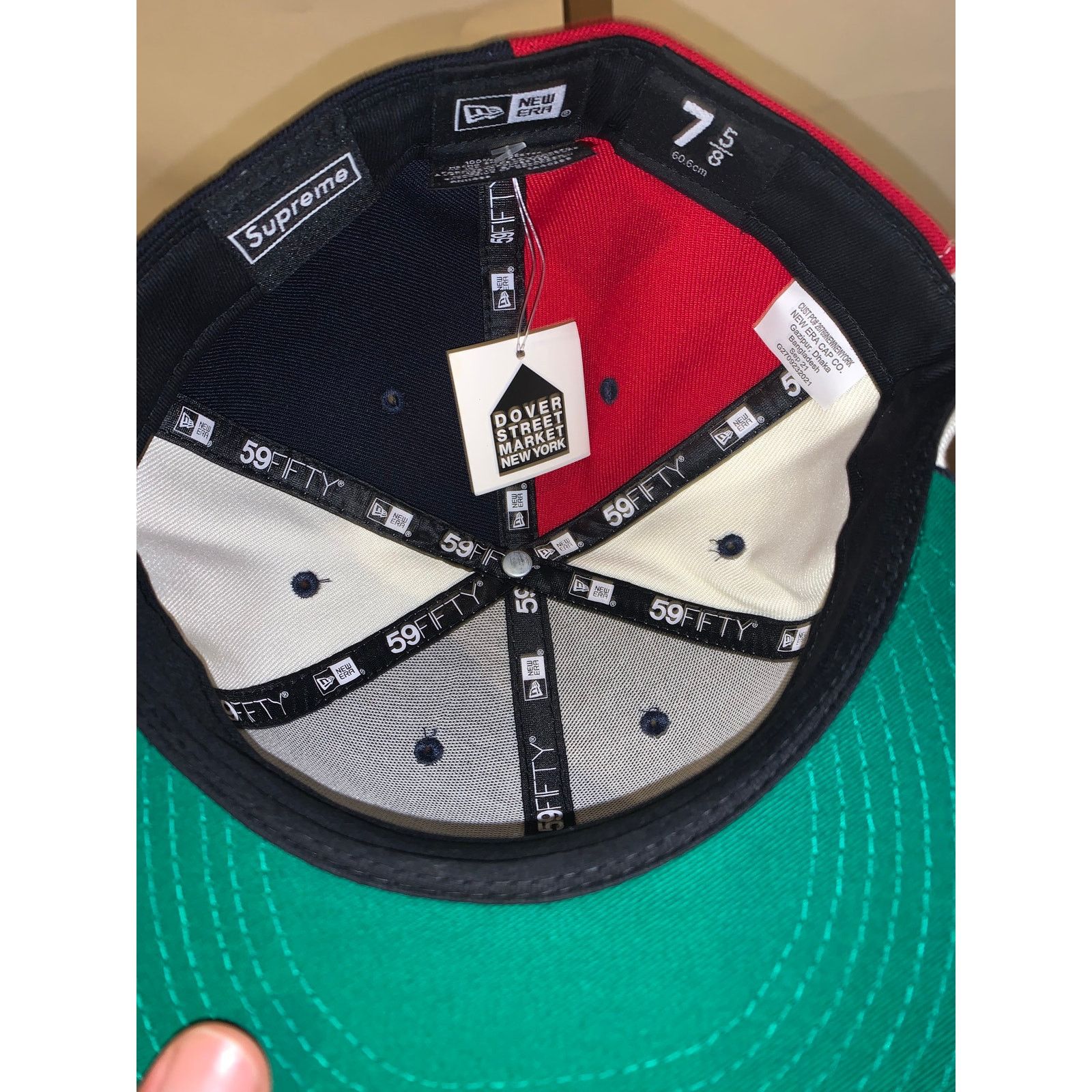 Supreme Supreme Eyes New Era 59FIFTY Fitted Hat FW21 7 5/8 NWT Size ONE SIZE - 6 Thumbnail