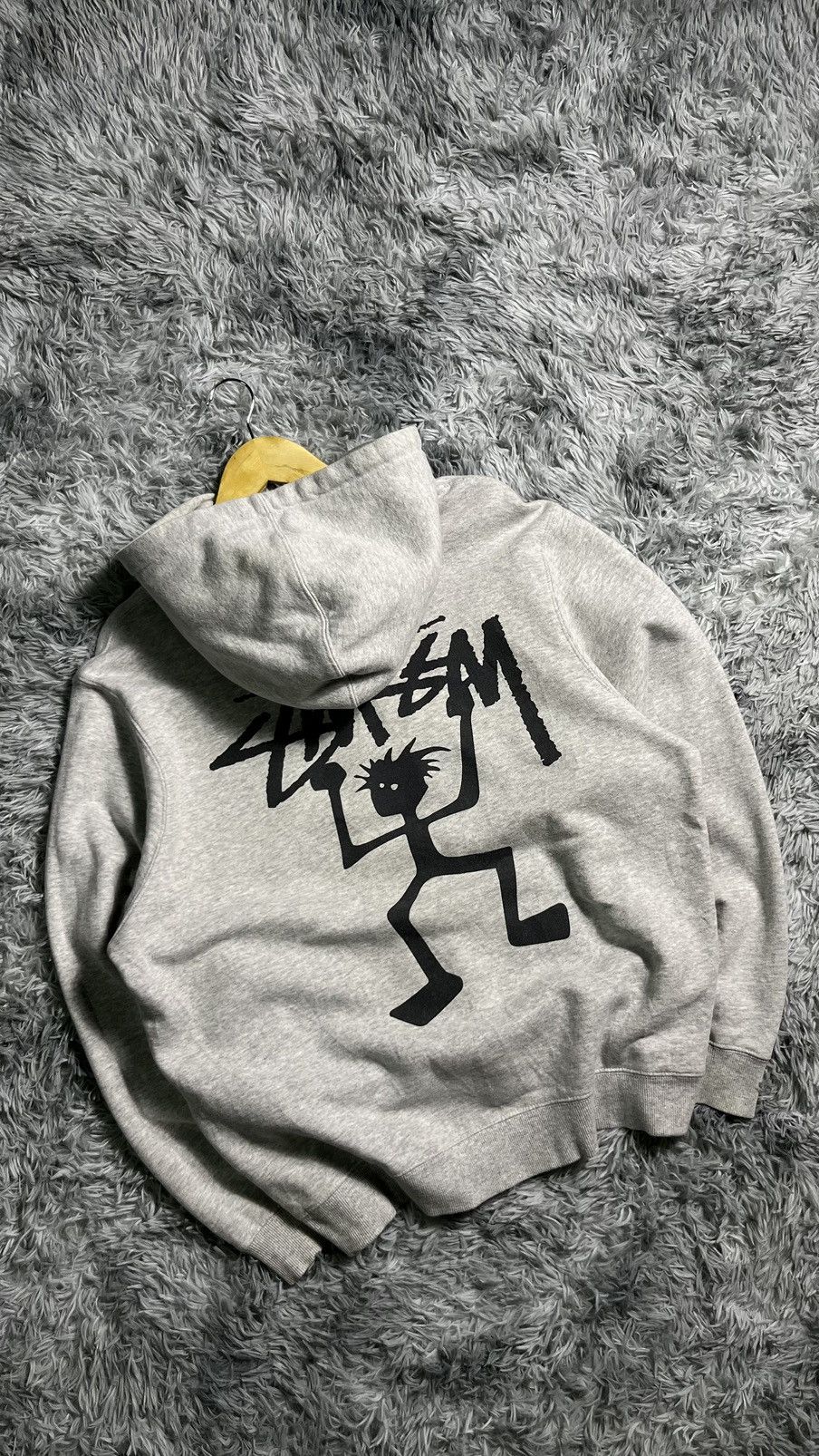 Stussy warrior man hoodie deals