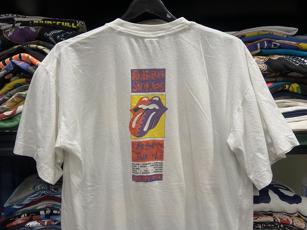 Band Tees Vintage 90s Rolling Stones Urban Jungle Rock Tour T-Shirt Size US XL / EU 56 / 4 - 8 Thumbnail