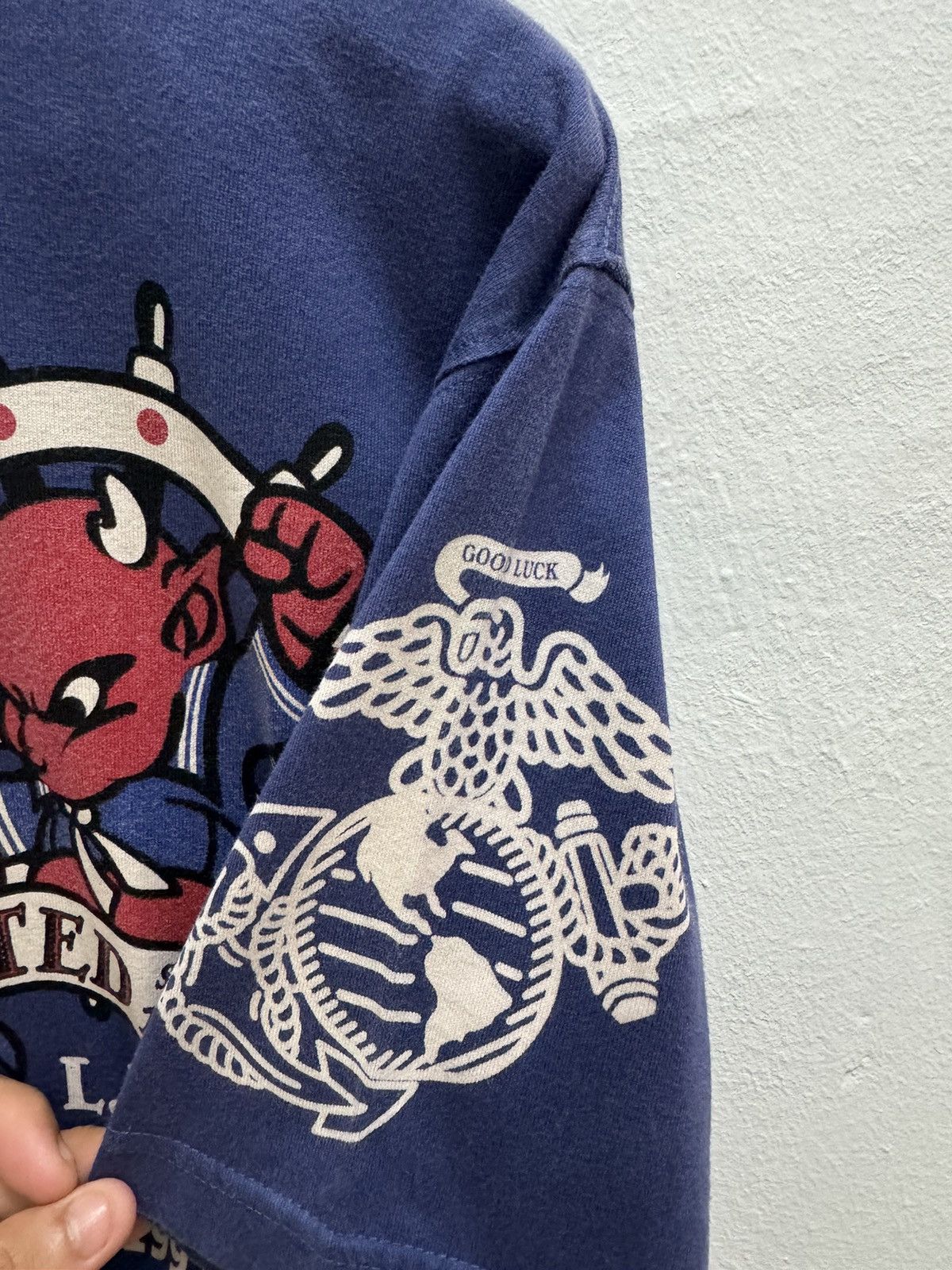 Tedman Vintage Tedman Sailor Teddy Lucky Red Devils Tee Size US M / EU 48-50 / 2 - 10 Thumbnail