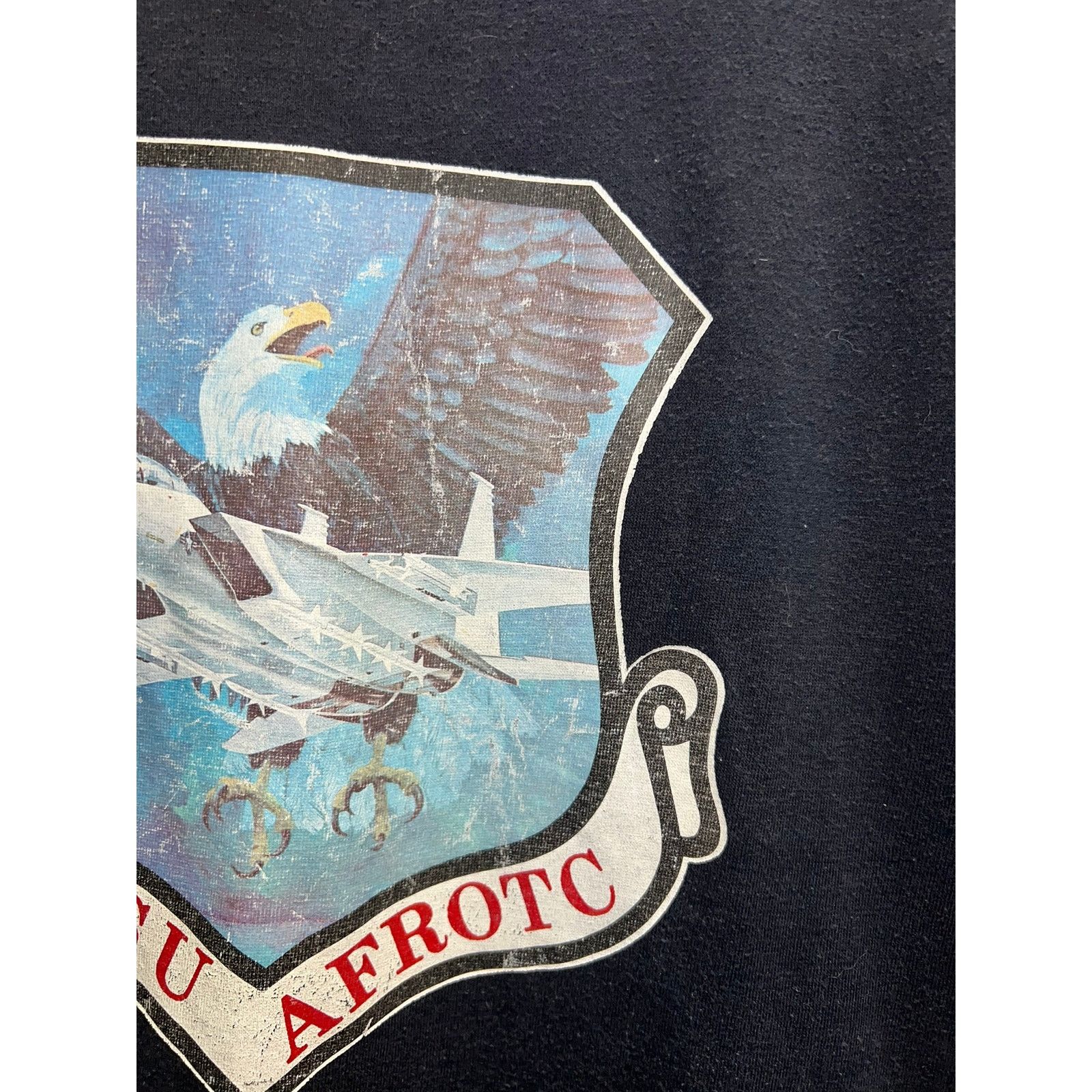 Vintage Vintage Air Force ROTC Shirt AFROTC MSU Tee 80s 70s Medium Size US M / EU 48-50 / 2 - 4 Thumbnail