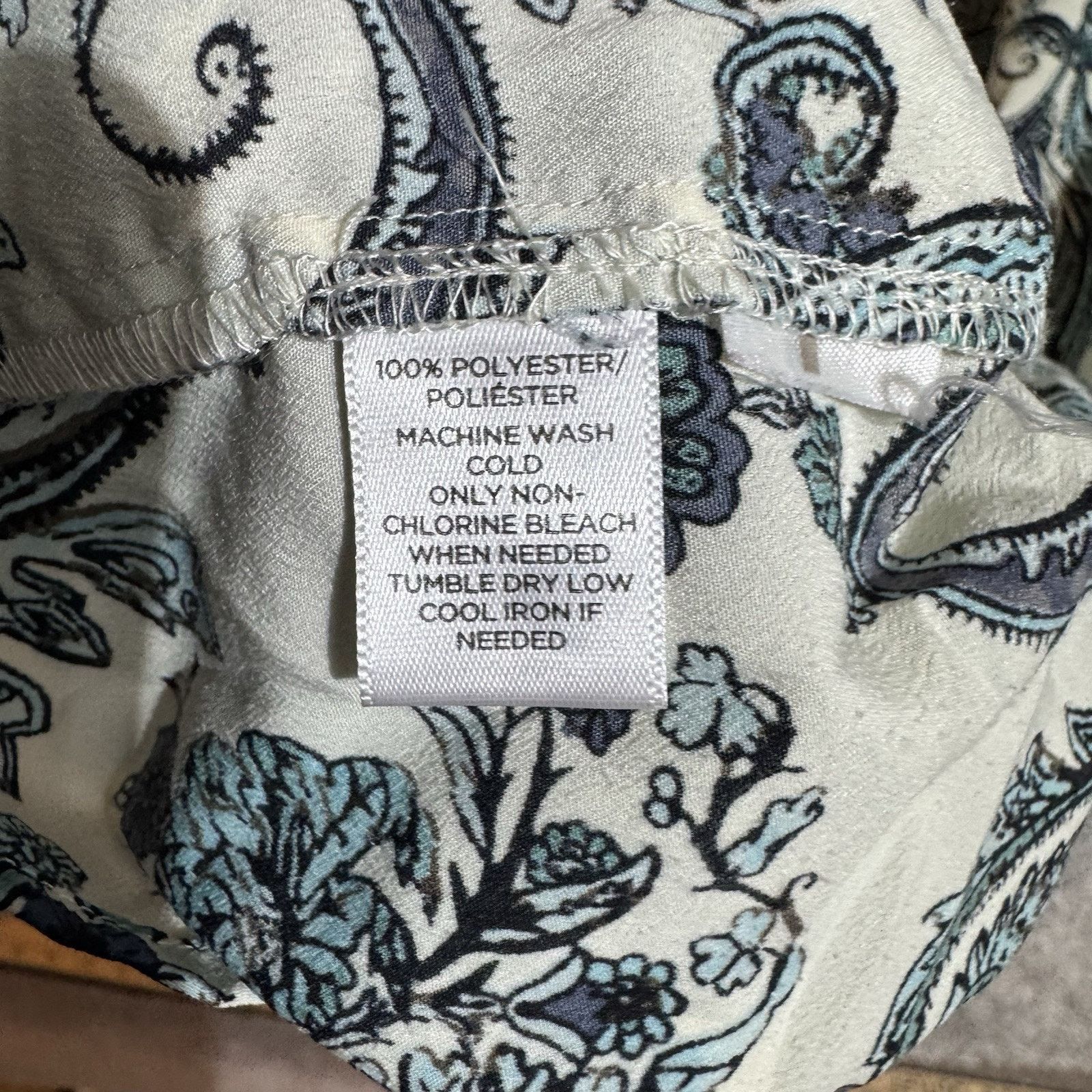 Loft Boho Dress 6P Flowy Paisley Peasant Maxi Ethereal Hippie Size M / US 6-8 / IT 42-44 - 9 Thumbnail