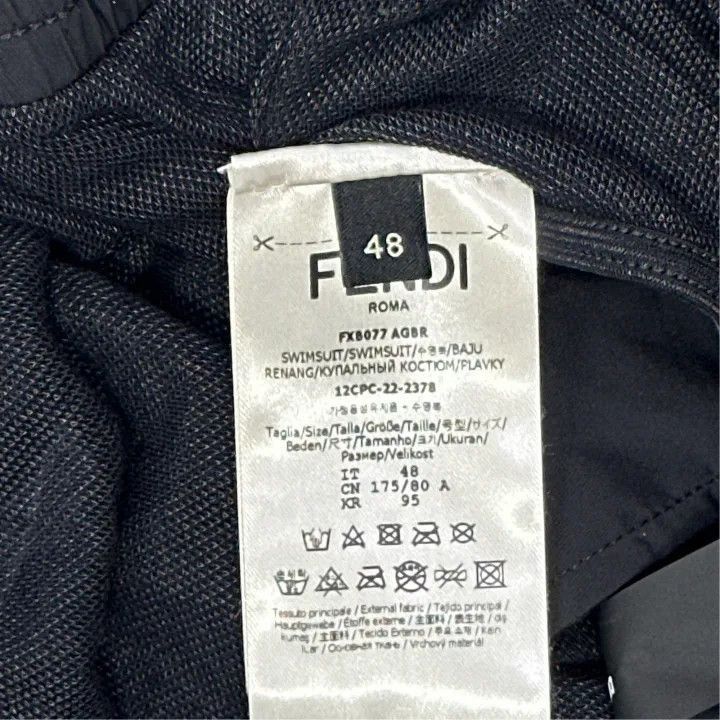 Fendi Fendi SS23 Logo Print Swim Trunks -2508 Size US 44 / EU 60 - 3 Thumbnail